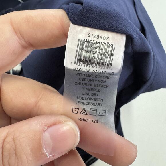 Vince Camuto Dress Womens 6 Floral Print Short Sleeve Ruffle Back Zip - Picture 6 of 8